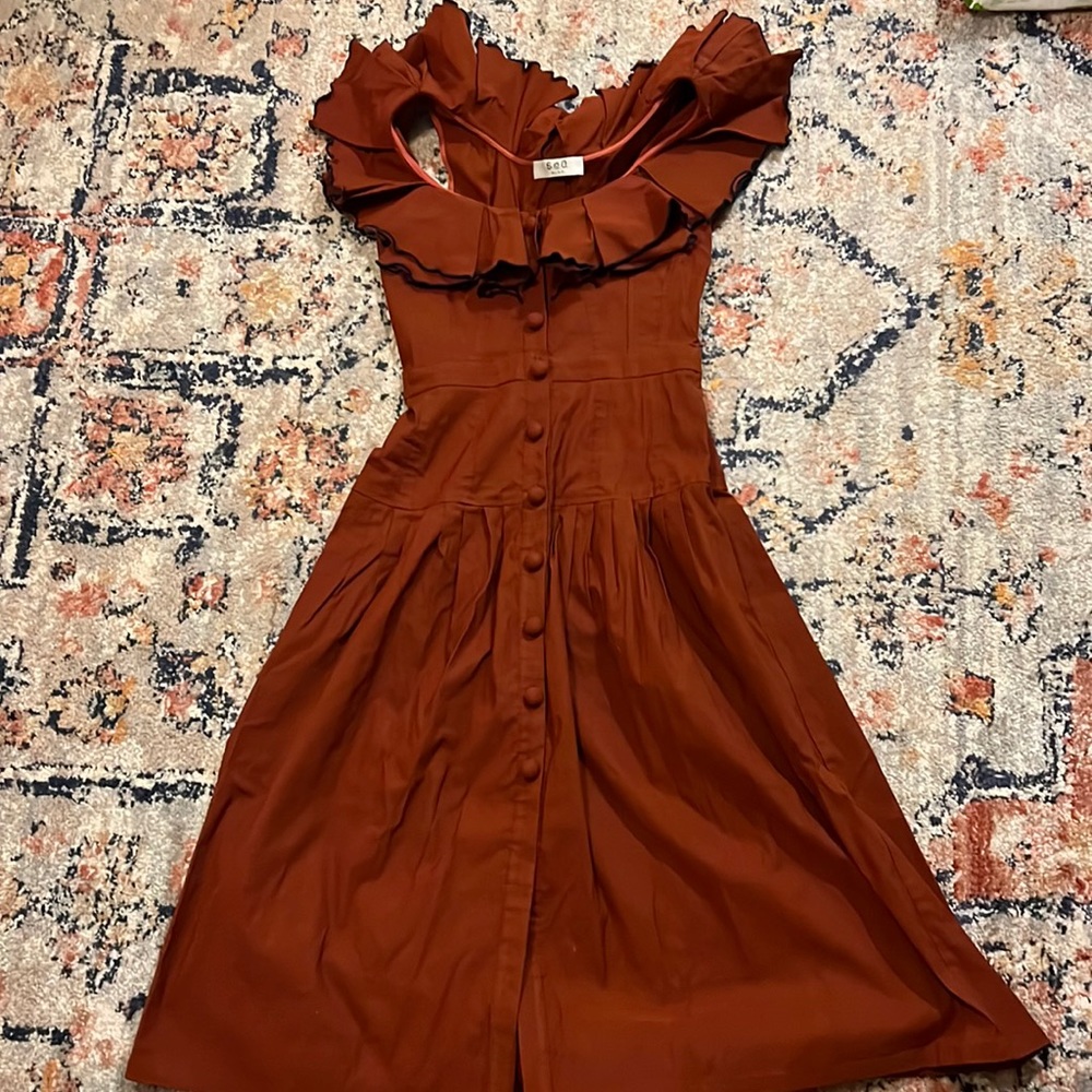 Sea NY Rust Dress